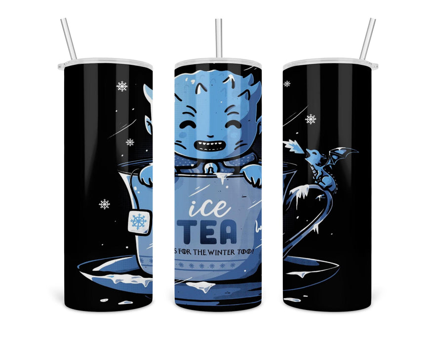 Ice Tea Double Insulated Stainless Steel Tumbler