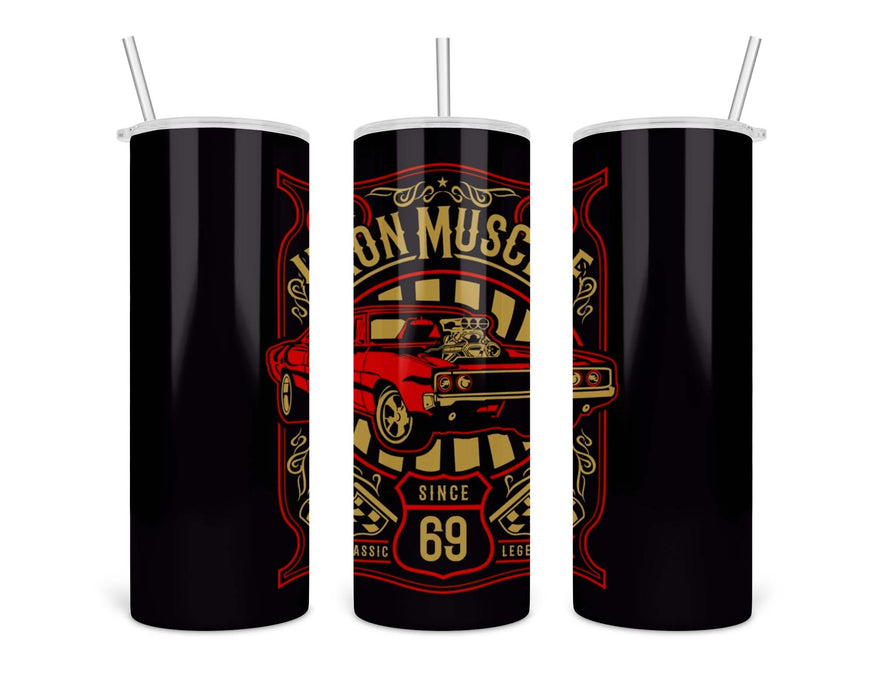 Iron Muscle Double Insulated Stainless Steel Tumbler