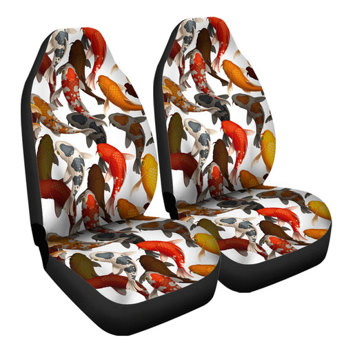 Japan Koi Fish Pattern 2 Car Seat Covers - One size