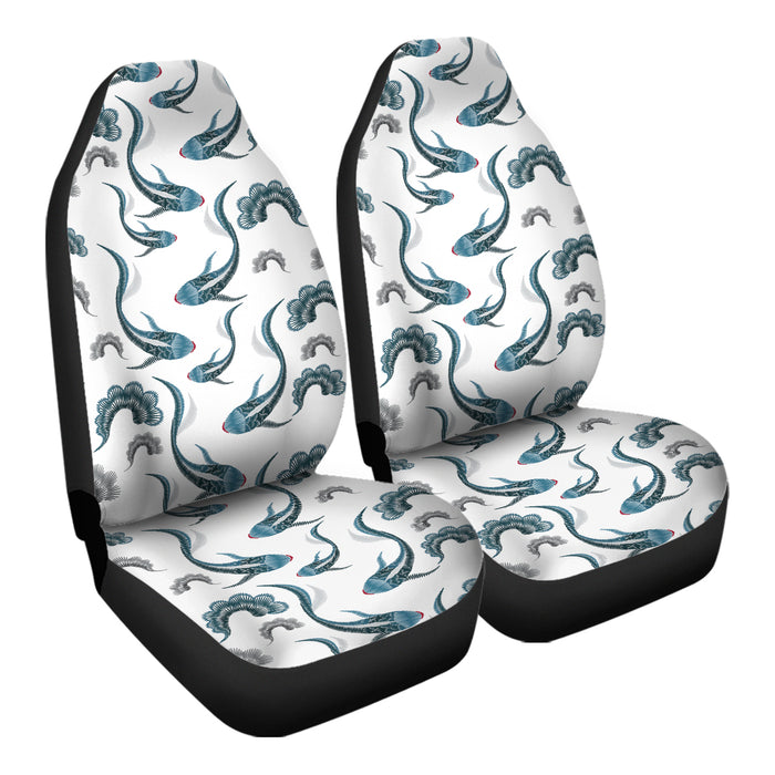 Japan Koi Fish Pattern 9 Car Seat Covers - One size