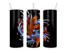 Japanese Koi Tattoo Double Insulated Stainless Steel Tumbler