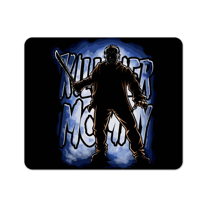 Jason Voorhees Silhouette Mouse Pad