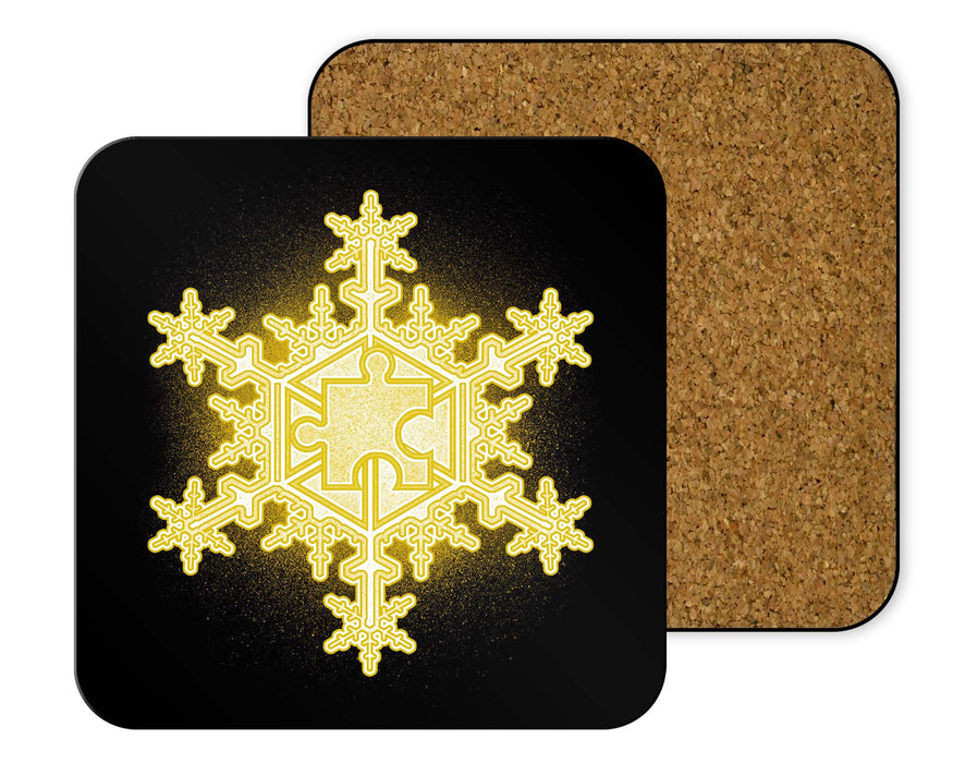 Jiggy Snowflake Coasters