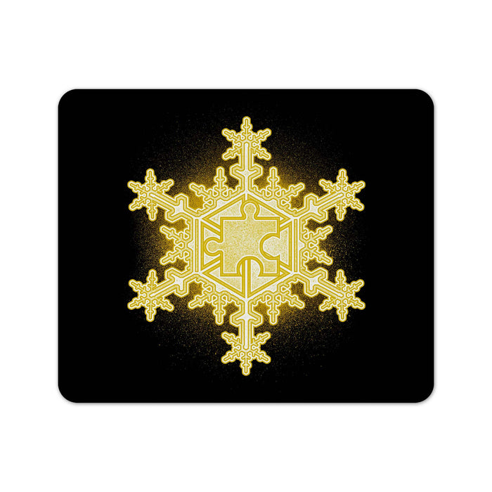 Jiggy Snowflake Mouse Pad