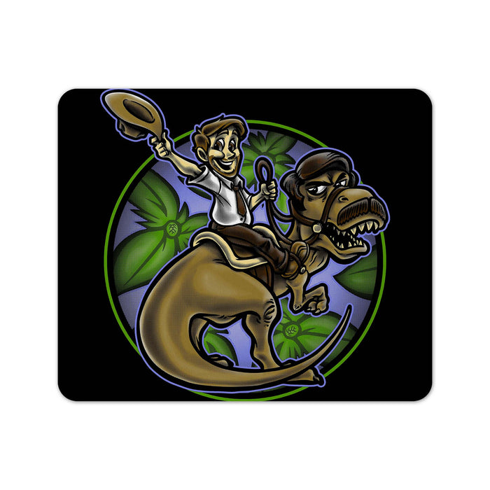 Jurassic Parks And Rec Mouse Pad