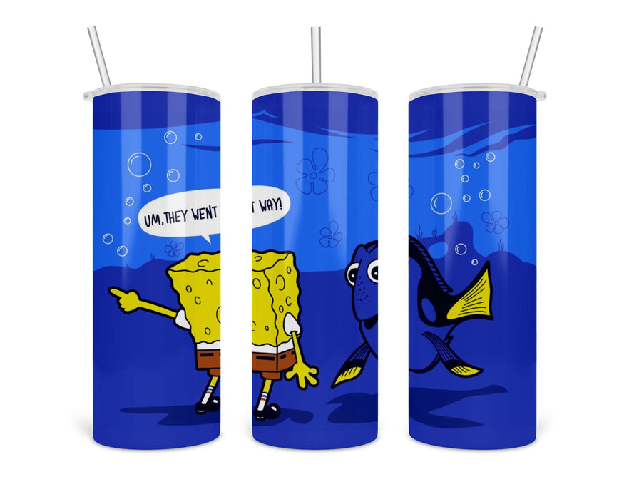 Just Keep Asking Double Insulated Stainless Steel Tumbler