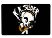 K Slider vs The World Large Mouse Pad