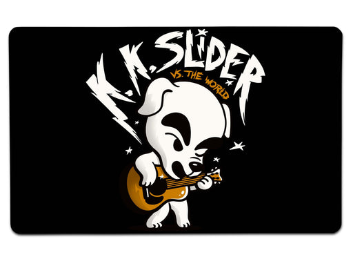 K Slider vs The World Large Mouse Pad