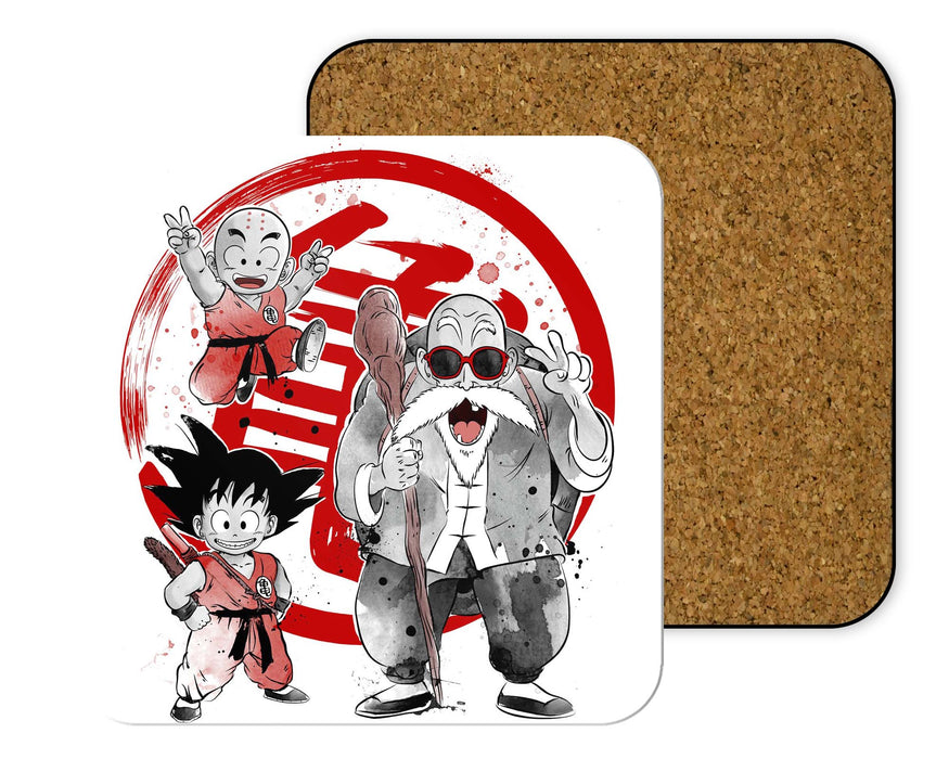 Kame School Sumie Coasters