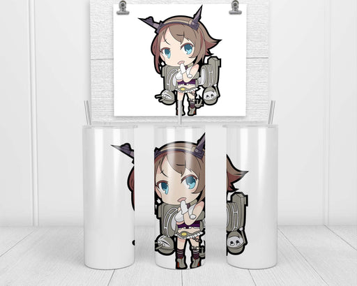 Kancolle Chibi 12 Double Insulated Stainless Steel Tumbler
