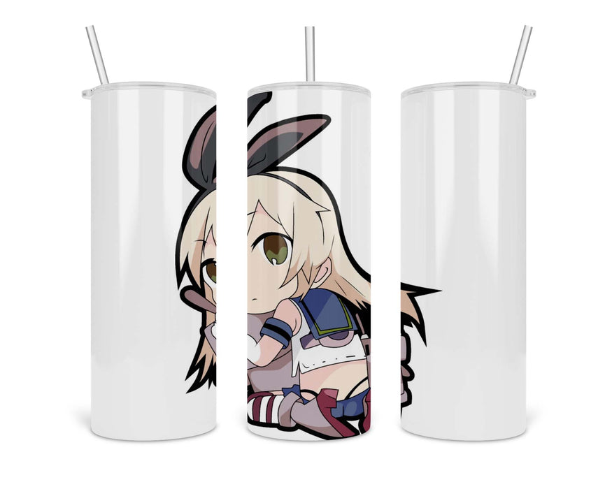 Kancolle Chibi 7 Double Insulated Stainless Steel Tumbler