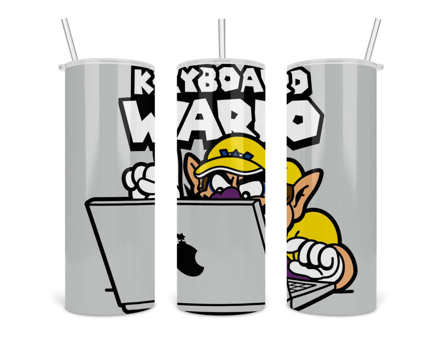 Keyboard Wario Double Insulated Stainless Steel Tumbler