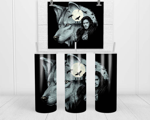 King Of Dire Wolves Double Insulated Stainless Steel Tumbler