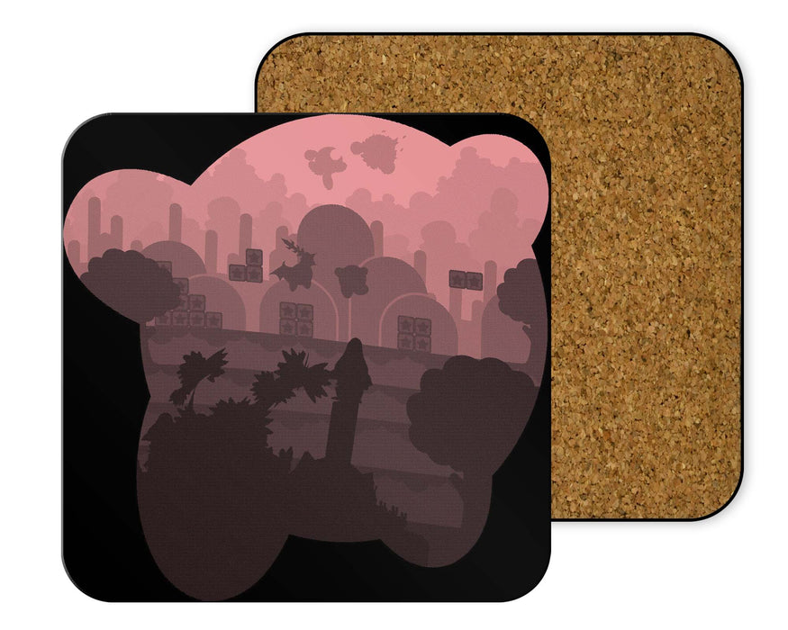 Kirby Silhouette Coasters