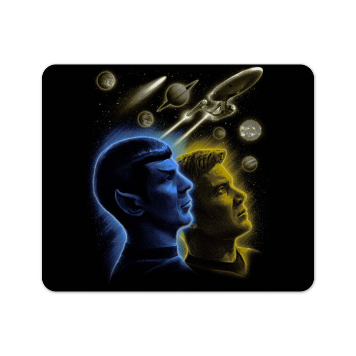 Kirk Spock Mouse Pad
