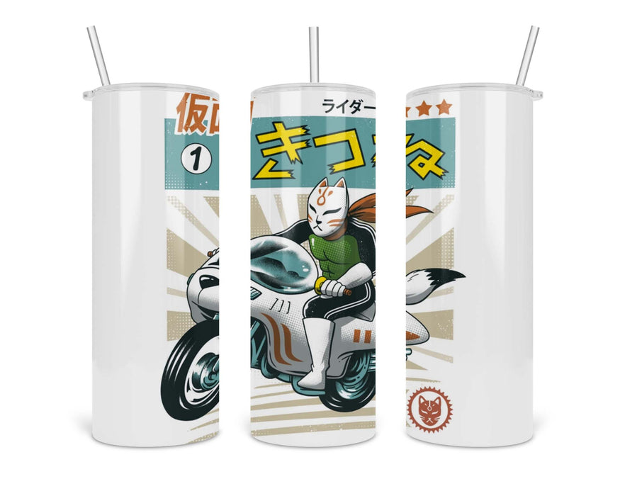 Kitsune Kamen Rider Double Insulated Stainless Steel Tumbler
