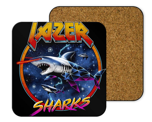 Lazer Shark Coasters