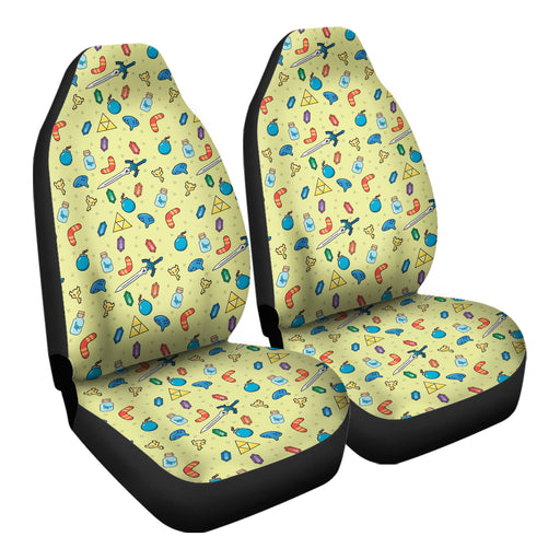 Legend of Zelda Pattern 8 Car Seat Covers - One size