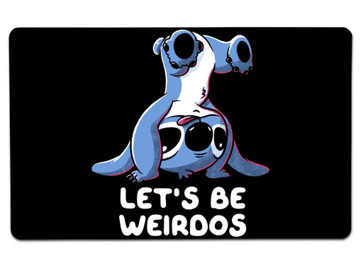 Let’s Be Weirdos Large Mouse Pad
