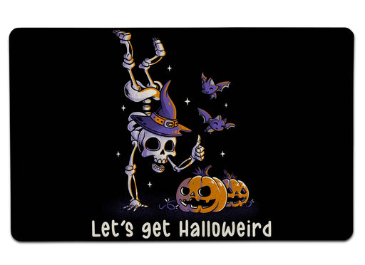 Lets Get Halloweird Large Mouse Pad