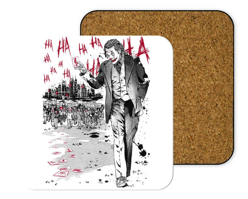 Lone Comedian And Cubs Coasters