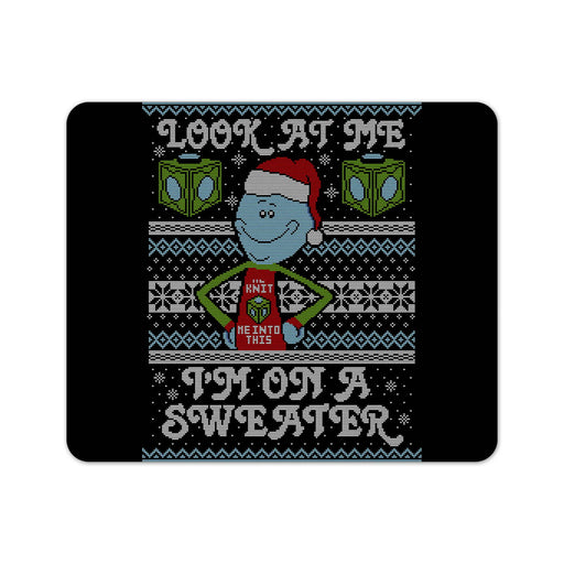 Look At Me Sweater Mouse Pad