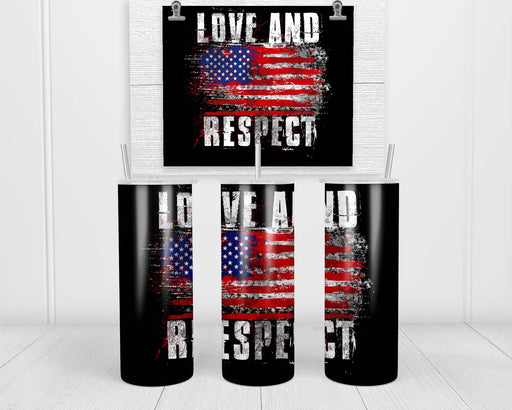 Love And Respect Double Insulated Stainless Steel Tumbler