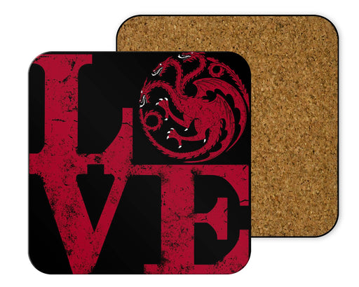 Love Targaryen Coasters
