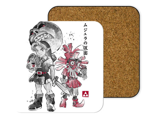 Majora’s Mask Sumi E Coasters