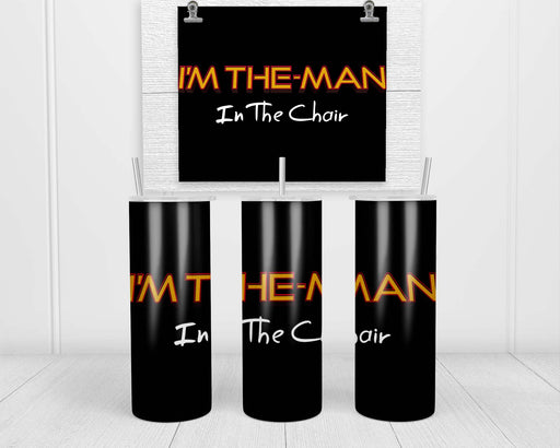 Man In Chair Double Insulated Stainless Steel Tumbler