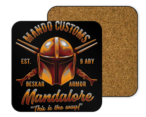 Mando Customs Coasters