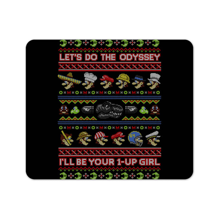 Mario Odyssey Sweater Mouse Pad