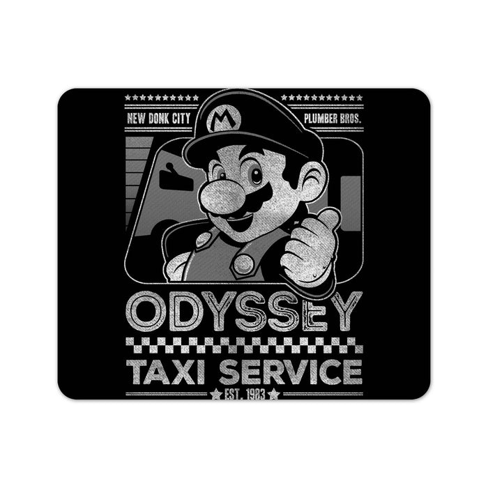 Mario Odyssey Taxi Service Mouse Pad
