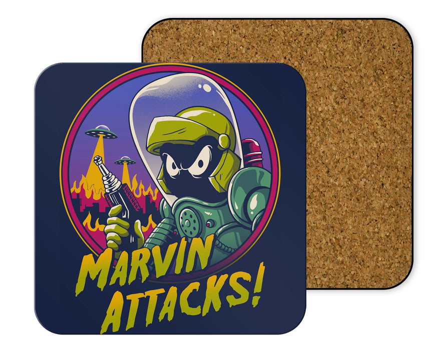 Marvin Attacks! Coasters