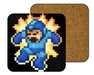Megaman Ouch Cropped Coasters