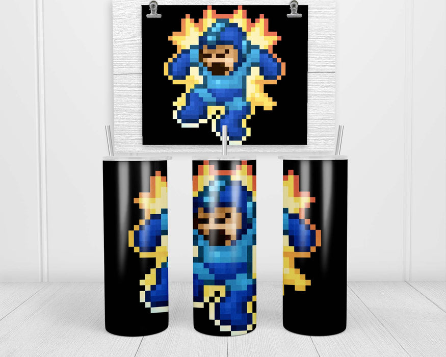 Megaman Ouch Cropped Double Insulated Stainless Steel Tumbler