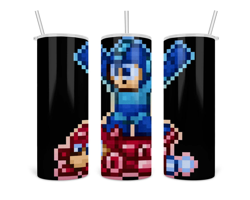 Megaman Rush Double Insulated Stainless Steel Tumbler