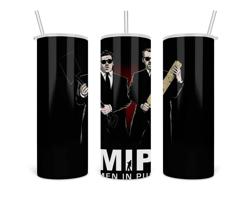 Men In Pub Double Insulated Stainless Steel Tumbler