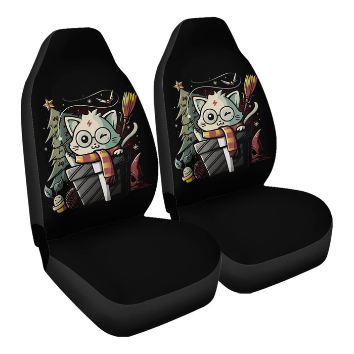 Meowgical Christmas Car Seat Covers - One size