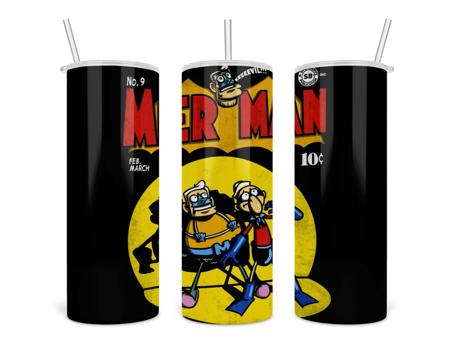 Mer Man Comic Double Insulated Stainless Steel Tumbler
