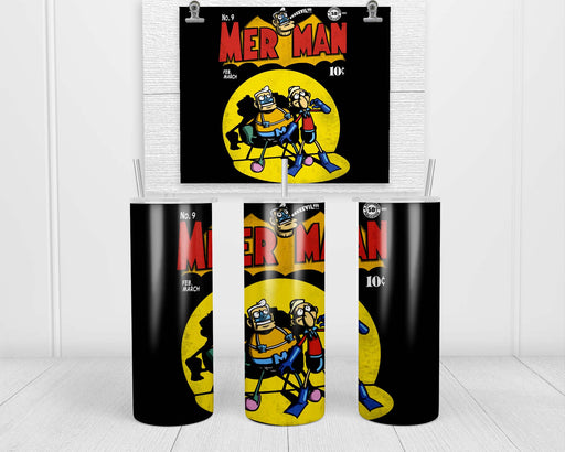 Mer Man Comic Double Insulated Stainless Steel Tumbler