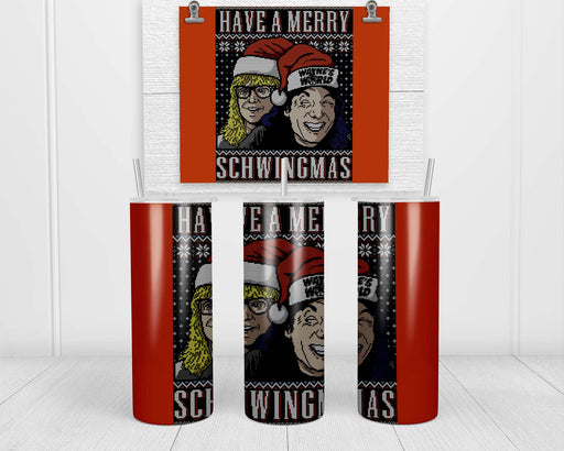 Merry Schwingmas Double Insulated Stainless Steel Tumbler