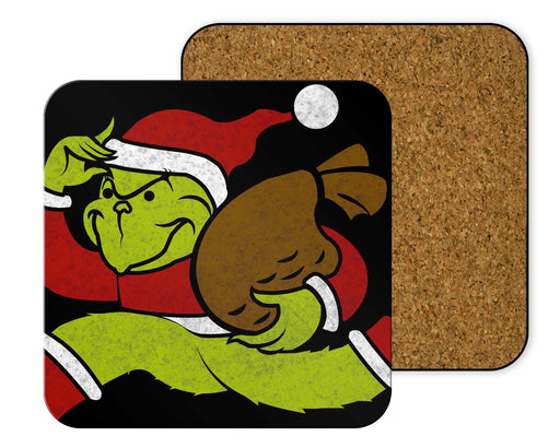 Monopoly Grinch Coasters