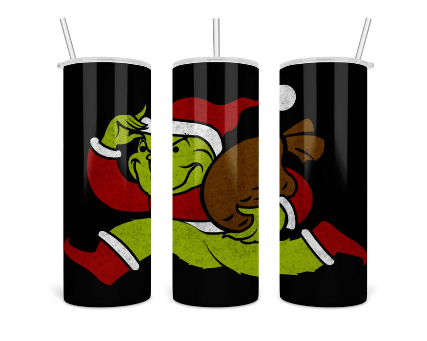 Monopoly Grinch Double Insulated Stainless Steel Tumbler