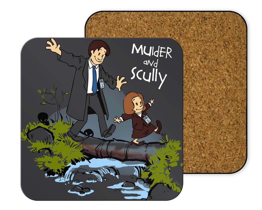 Mulder And Scully Coasters