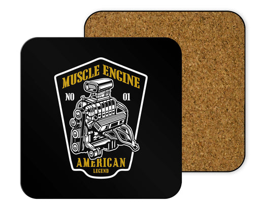 Muscle Engine Coasters