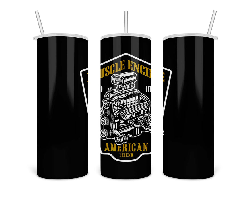 Muscle Engine Double Insulated Stainless Steel Tumbler