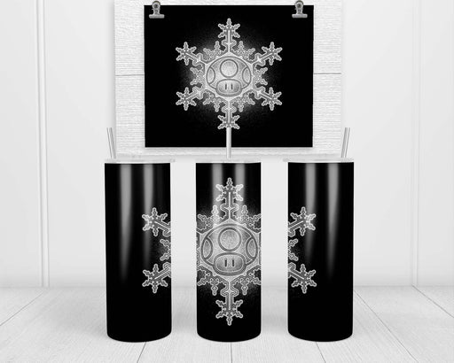 Mushroom Snowflake Double Insulated Stainless Steel Tumbler