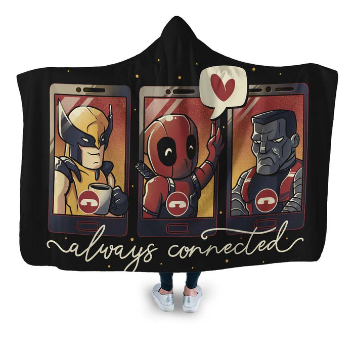 Mutants Connection Hooded Blanket