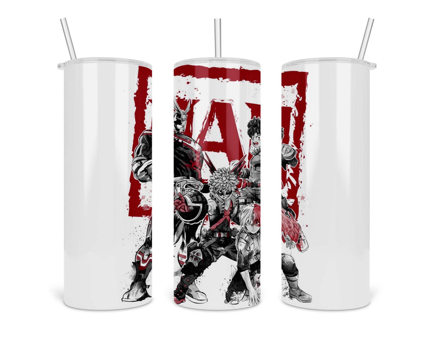 My Heroes Sumi E Double Insulated Stainless Steel Tumbler